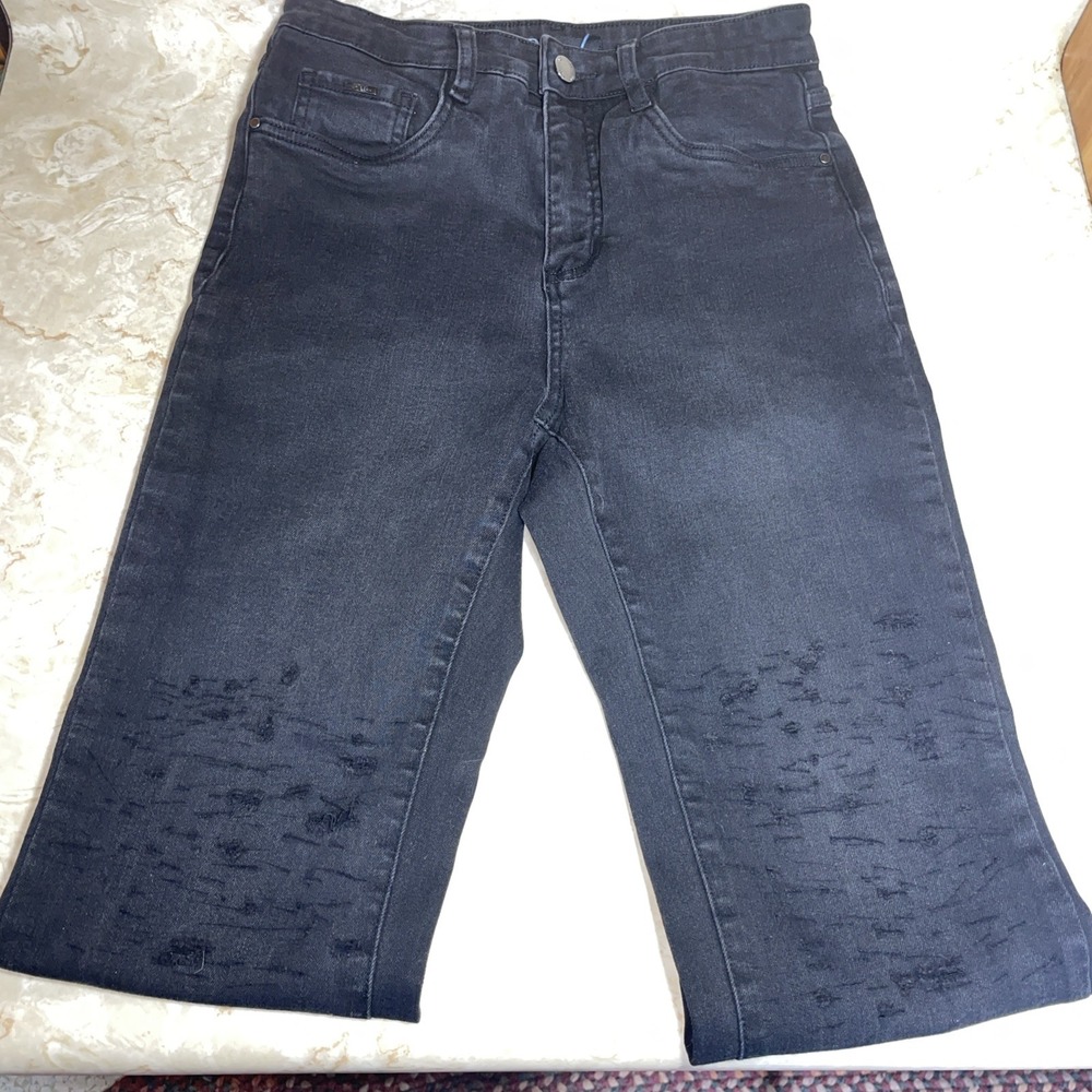 FDJ French Dressing Jeans Suzanne 4 angle‎ cut ankles distressed knees